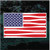 Baseball American Flag car window decals stickers