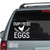 Farm Fresh Eggs Sign Window Decals Farm Fresh Eggs Sign Window Decals