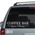 Coffee Bar Open 24 Hours Window Sign Decals Coffee Bar Open 24 Hours Window Sign Decals