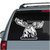 Moose Looking Out The Window car window decals stickers