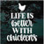 Life Is Better With Chickens Quote car window decals stickers