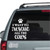 I Want To Rescue All The Cats Car Decals I Want To Rescue All The Cats Car Decals