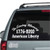 In Loving Memory 1776 American Liberty car window decals stickers