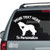 Great Pyrenees Heart car decals stickers