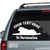 Great Pyrenees Down car decals stickers
