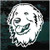 Pretty Pyrenees Head car window decals stickers