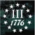 1776 Three Percenter decals stickers