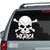 'Merica Patriotic Skull car window decals stickers