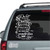 Deceit Is In The Hearts Of Those Who Plot Evil Bible Verse Car Window Decals
