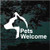 Pets Welcome Sign decals stickers