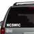 NCSWIC Oval Window car window decals stickers