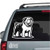English Bulldog Statue car decals stickers 