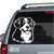 Bernese Mountain Dog car decals stickers Bernese Mountain Dog car decals stickers