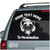Cute Pug Puppy car decals stickers