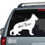 German Shepherd With Name Inside car decals stickers
