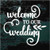Welcome To Our Wedding Text Decals Stickers