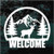 Deer Mountain Scene Welcome car window decals stickers