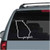 Georgia Peach window decals stickers