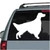 Silhouette Irish Setter car window decals stickers