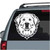Pretty Great Pyrenees Head car window decals stickers