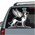 German Shepherd Angel Wings car window decals stickers