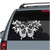 Floral Monarch Butterfly car window decals stickers