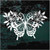 Floral Monarch Butterfly decals stickers