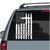 Pro Life Pro God Pro Gun Pro American car window decals stickers