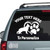 German Shepherd Heart Paw car decals stickers