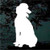 Poodle Sitting car window decals stickers
