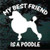 My Best Friend Is A Poodle car window decals stickers