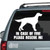 Fire Rescue Gordon Setter car decals stickers