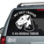 Best Friend Airedale Terrier Head car window decals