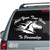 Flaming Tribal Horse Head car decals stickers
