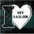 I Love My Sailor Heart Decals Stickers I Love My Sailor Heart Decals Stickers