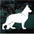 Solid German Shepherd car window decals stickers