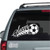 Soccer Mom Soccer Ball Car Decals