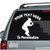 Backhand Tennis Player Car Decal