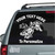 Beagle Chasing Rabbit With Hunter  car decals stickers