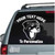 Awesome Rottweiler Head car decals stickers