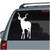 Antelope Looking Silhouette car window decals stickers