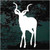 Antelope Standing Silhouette decals stickers