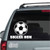 Soccer Ball Soccer Mom decals stickers