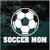 Soccer Ball Soccer Mom car window decals stickers