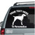 Weimaraner Dog Stance car decals stickers