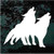 Wolves Howling car window decals stickers