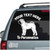 Shar Pei Upright car decals stickers