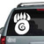 Petroglyph Bear Paw car decals stickers Petroglyph Bear Paw car decals stickers