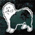 Old English Sheepdog Standing Decals Old English Sheepdog Standing Decals