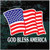 Waving Patriotic American Flag car window decals stickers